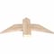 Ekena Millwork Bellingham Smooth Timber Gable Bracket, Douglas Fir, 36"W x 15"H x 1 1/2"D x 5 1/2"F, 10/12 Pitch GBW036X15X0206BEL00SDF - alternate 3